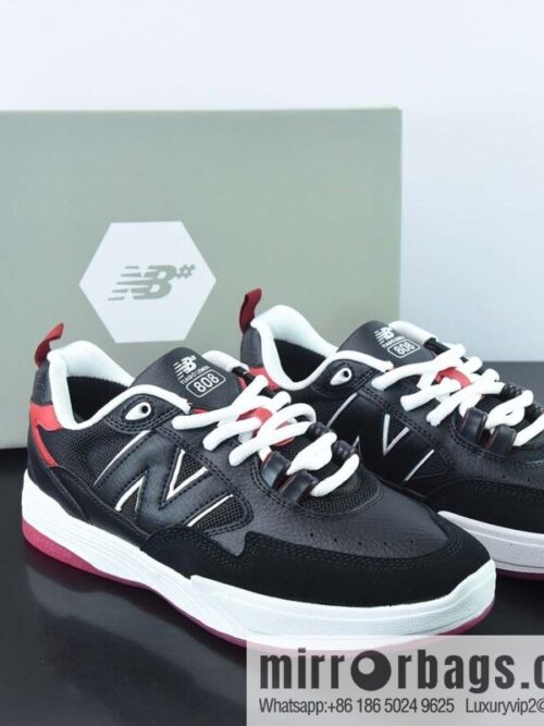 wsxc1669896015464_4-800x800cymm2dszjes44253_20250718030156.jpg New Balance 808 series, comfortable and durable board shoes, black and red, item number: NM808BRD
