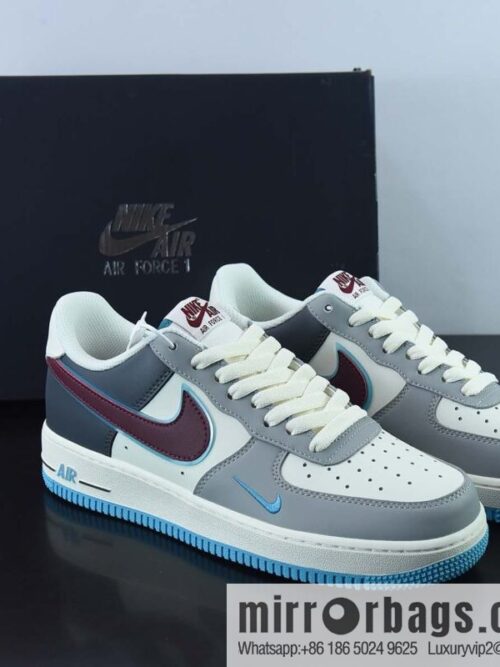 wsxc1670415204964_4-800x8002urtzarz1zu43399_20250718025123.jpg Nike Air Force 1 \'07 Low \"Rouge\" \"Grey Rouge\" Air Force No. 1 low-top sports and leisure shoes, item number: LJ8822-666
