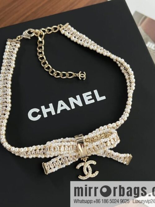 wsxc1670501803071_0-800x800hvmym4ip4za201999_20250709052833.jpg New ☑️ Chanel Double C Bow Pearl Necklace