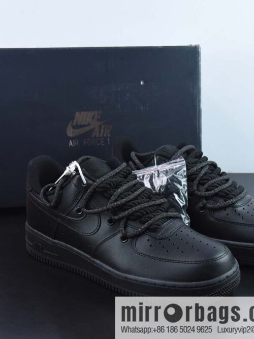 wsxc1670501877846_4-800x800mrjx5uq0qjz41622_20250718022809.jpg Nike By You Air Force 1 \'07 Low Retro SP Air Force One \"All Darth Vader Lanyard\" Low Help Item Number: CV1724-001