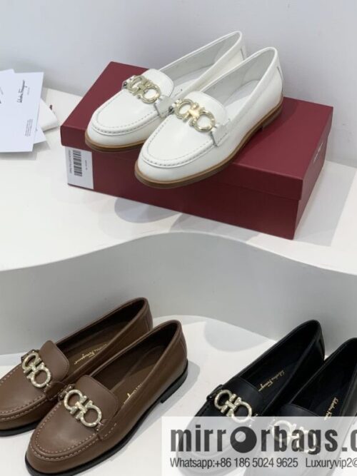 wsxc1671021101751_0-800x800y2t4vjsbw5u41342_20250718022508.jpg Salvatore Ferragamo ✔️ new products! Ferragamo Gancini double-sided buckle loafers single shoes