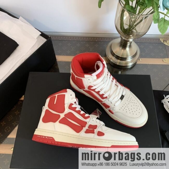 Handmade Unisex His & Hers high top bone shoes with double leather fit