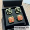 New ☑️ Chanel c1 double c square stud earrings