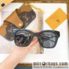 LV Louis Vuitton Square Unisex Sunglasses