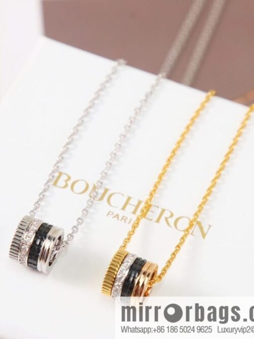 wsxc1673614385648_2-800x800fwzo0bpfnsa197917_20250709033616.jpg New BOUCHERON/Boucheron Quatre Classique series, the same as Zhou Dongyu, ceramic necklace