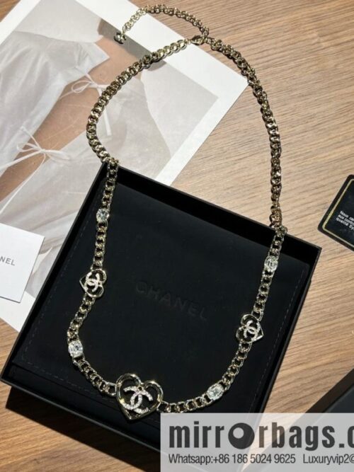 wsxc1675602124656_0-800x800nxaf2aondc0194999_20250709020955.jpg New ☑️ Chanel double c peach heart love waist belt waist chain necklace