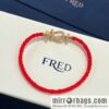 Fred red rope bracelet