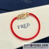 Fred red rope bracelet