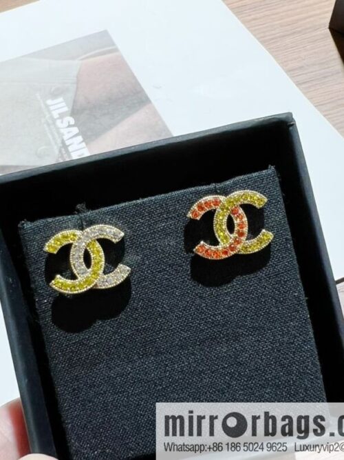 wsxc1676982290862_2-800x8004i5c0vs4my3191191_20250709001349.jpg New ☑️ Chanel c1 double c color diamond color matching earrings
