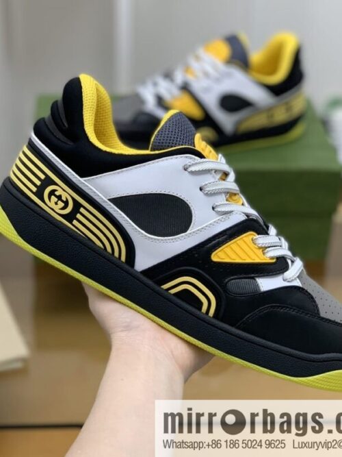 wsxc1677415907740_4-800x800b24x3itwsxv35209_20250716040744.jpg Gucci Gucci uses leather + breathable net iconic men\'s sneakers