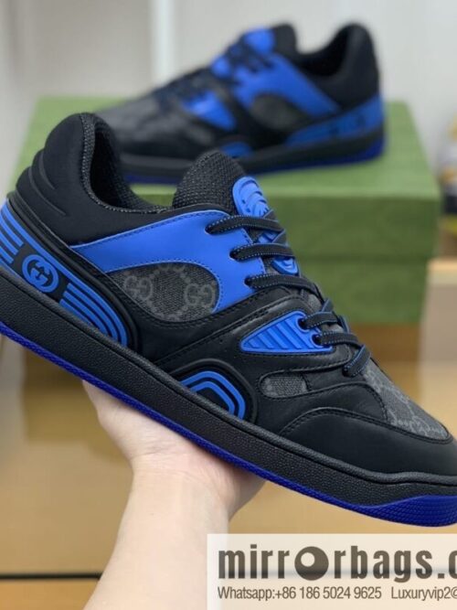 wsxc1677415918162_4-800x800q1fvskoex2v35144_20250716040655.jpg Gucci Gucci uses leather + breathable net iconic men\'s sneakers