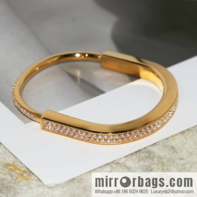 Tiffany Lock Full Drill, Half Drill, Spaced Drill, Glossy Lock Bracelet Bracelet