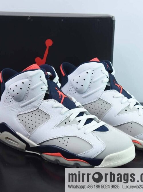 wsxc1678453688554_4-800x800fia2u0kremz31024_20250716033128.jpg Nike Air Jordan Retro 6 🥰 Tinker \"Jordan AJ6 generation middle help Vintage casual culture basketball shoes\" manuscript white blue infrared \"384664-104