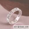 New gucci Gucci lcon series double G ring