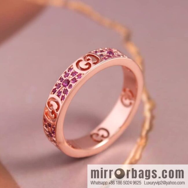 New gucci Gucci lcon series double G ring