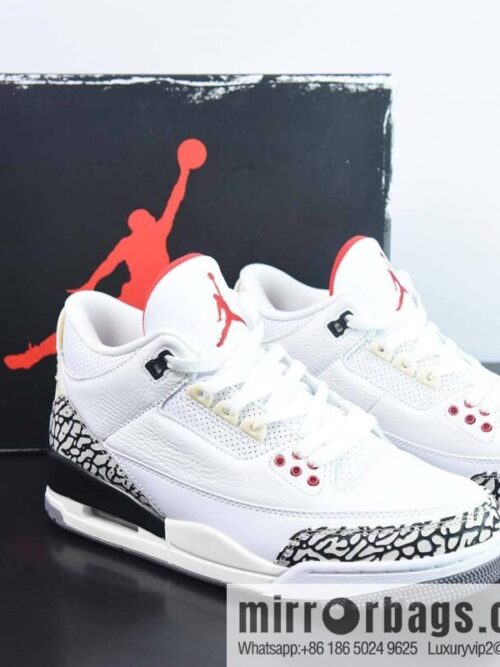 wsxc1679143990544_4-800x800ldcsg1kfxfm30378_20250716032514.jpg Air Jordan 3 Retro \"White Cement Reimagined\" AJ3 white gray color scheme sneakers Item number: DN3707-100