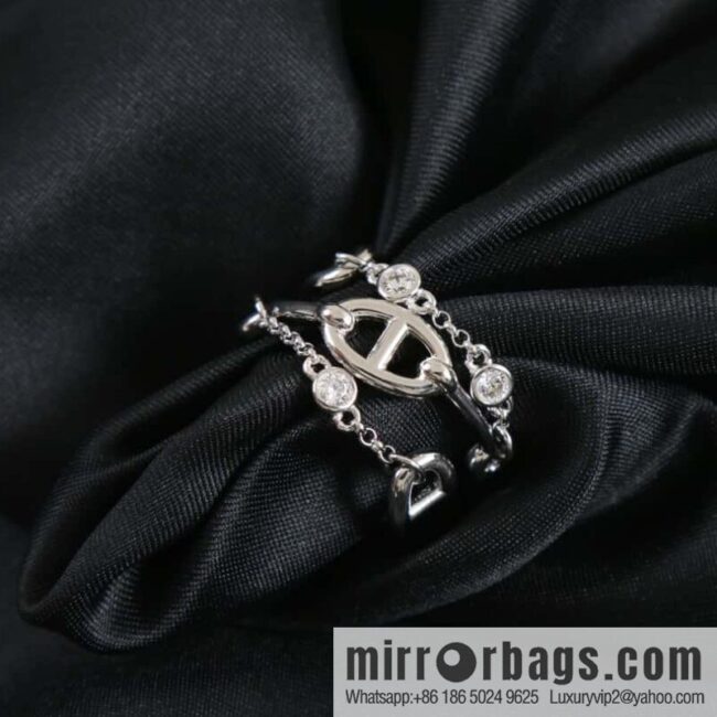 New ☑️ Hermès HERMES chain strap ⛓ pig nose ring