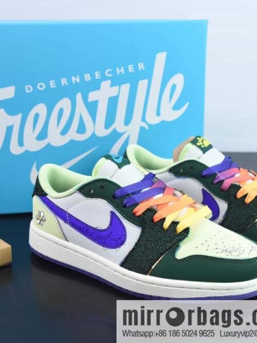 wsxc1681215203791_4-800x800fraymmwapbv18847_20250716014424.jpg Air Jordan 1 Retro Low OG \"Doernbecher 2023 🥰 AJ1 Low Help Classic\" Charity Green Purple \"Item Number: FD9665-351