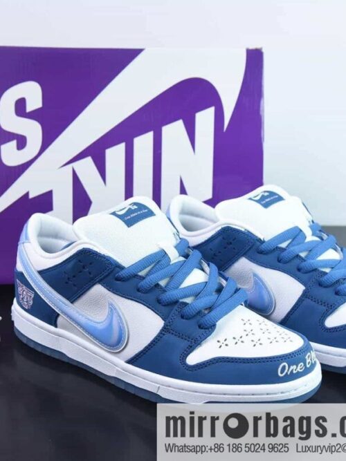 wsxc1681302211589_4-800x8003ezzh0m2okz18694_20250716014254.jpg Nike SB Dunk \"Release Date\" tripartite joint name, blue and white low-top sneakers, item number: FN7819-400