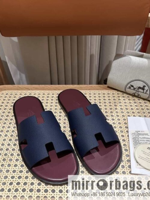 wsxc1681388402900_0-800x800prdrb3ajn2k18551_20250716014134.jpg Hermes Hermès Italian imported leather classic men\'s slippers