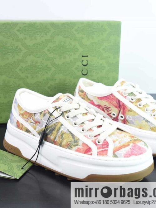 wsxc1681733912696_4-800x800i2ovctfou1014866_20250716010827.jpg Gucci Gucci 202ss Spring Summer New Color Tennis 1977 Print Sneakers sneakers