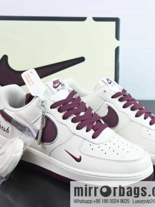 wsxc1681995116725_4-800x800n30mzryafs214635_20250716010618.jpg NK Air Force 1 \'07 Low \"Keep Fresh\" Rice Wine Red Hook, Air Force No. 1 Low Top Casual Board Shoes, Item Number: BM2023-102