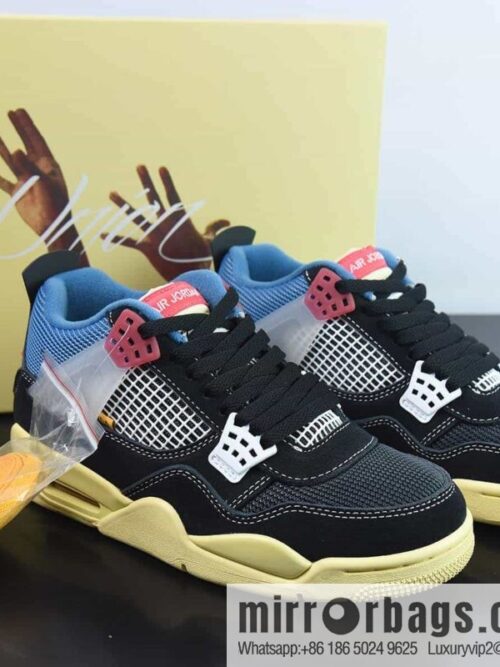 wsxc1682339158698_4-800x800e1ulromffbj11358_20250716003627.jpg Air Jordan 4 x Union LA AJ4 Joint Off Noir Blue Knight sneakers Part Number: DC9533-001