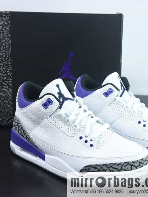 wsxc1683205924485_4-800x80022xrapa051510560_20250716002918.jpg Air Jordan AJ3 Retro White Purple Sneakers Part Number: CT8532-105