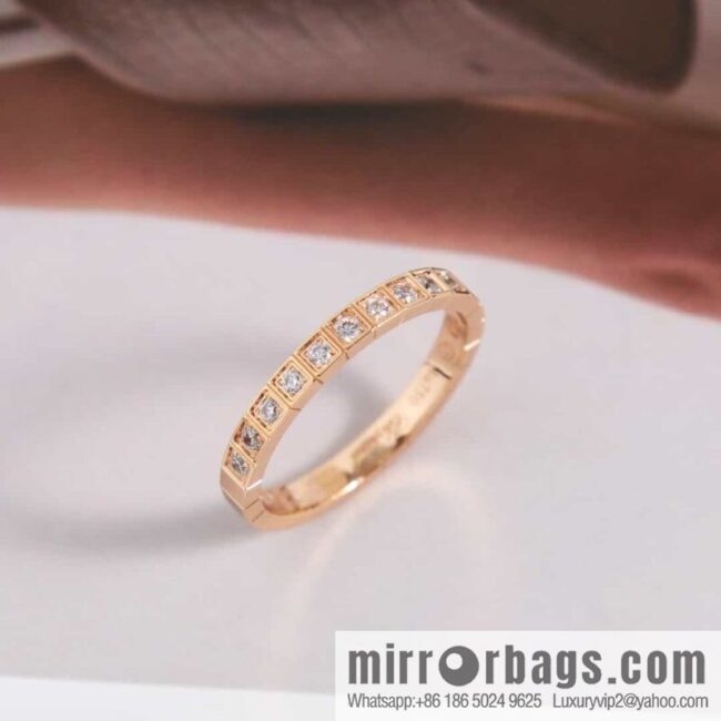 Chopard ICE CUBE Half Diamond Ring