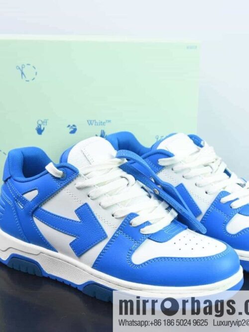 wsxc1686322502842_4-800x800xj43ich055b208501_20250709082210.jpg OFF-WHITE Out Of Office series low-top Vintage versatile casual sports shoes \"leather (fabric) white dark blue arrow\"