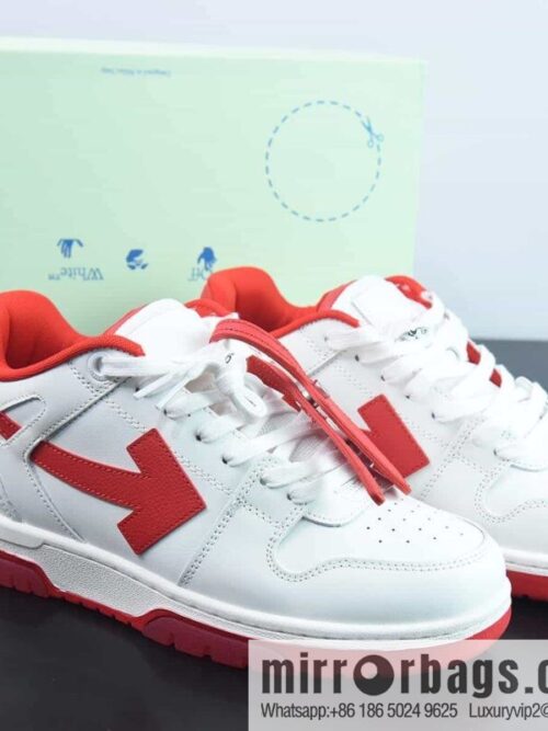 wsxc1686666912124_4-800x800h1tteqjmpvs208270_20250709081630.jpg OFF-WHITE Out Of Office series low-top Vintage versatile casual sports shoes \"leather (fabric) white and red arrow\"