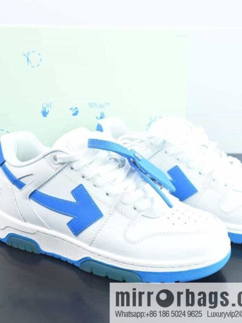 wsxc1687185767332_4-800x800r4cxkpsjrac204749_20250709064350.jpg OFF-WHITE Out Of Office series low-top Vintage versatile casual sports shoes \"leather (fabric) white and blue arrows\"
