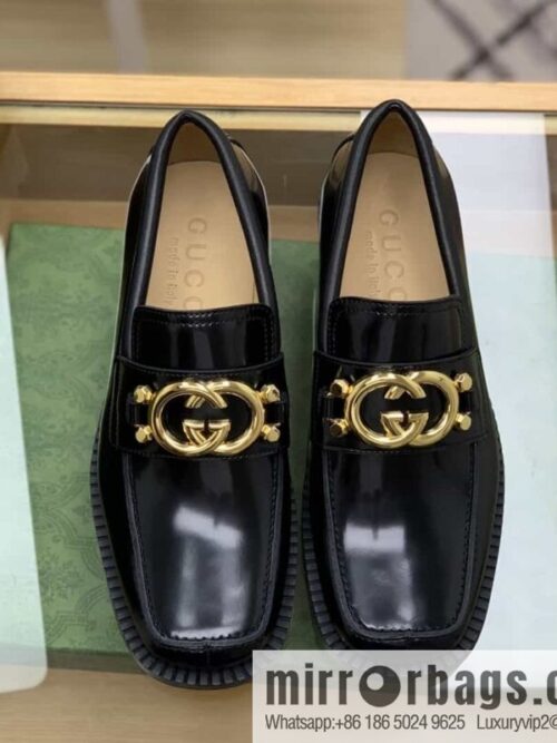wsxc1687790376039_0-800x800rohagmdiaee204378_20250709063448.jpg Gucci Gucci uses black smooth cow leather (fabric) carefully made men\'s loafers