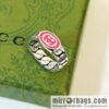 New Gucci Gucci letter double G enamel drip ring