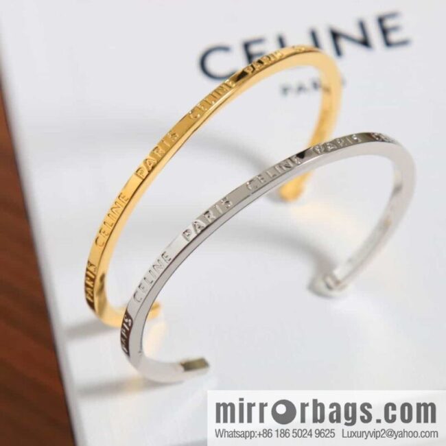 New Celine Open Letter Bracelet Bracelet