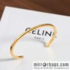 New Celine Open Letter Bracelet Bracelet
