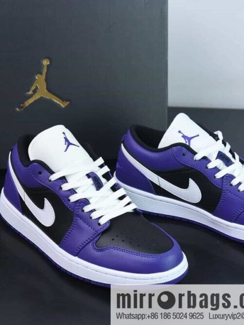 wsxc1689604656311_4-800x800x4zoawhorbi196957_20250709031038.jpg Air Jordan AJ1 Low Top, White Hook, Black Purple Toes, Item No. 553558-501