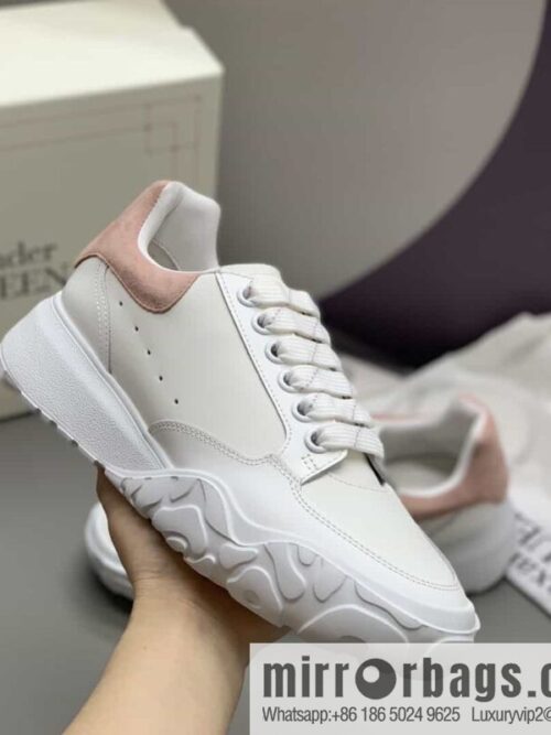 wsxc1690036660496_4-800x800opxi3hxp2dq193888_20250709013456.jpg McQueen, leather material, heel pink matte leather patchwork women\'s sneakers