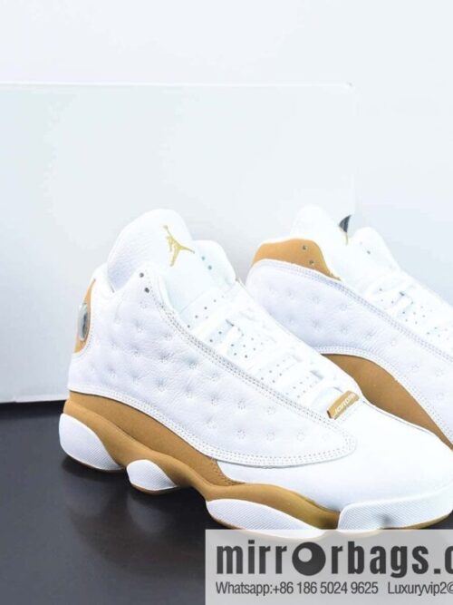 wsxc1691765618737_4-800x800331pw20kned186445_20250708214507.jpg Air Jordan AJ13 Retro Wheat White Brown Sneakers Part Number: 414571-171
