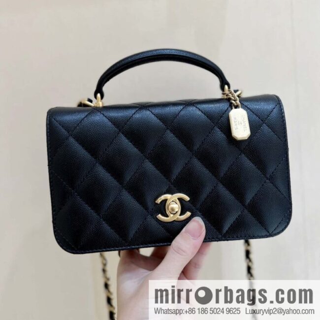 wsxc1691765680703_0-800x800bnjcnfehoiq79107_20250719074306.jpg CHANEL 23B autumn and winter trailer series, hidden lychee leather organ bag AS4284