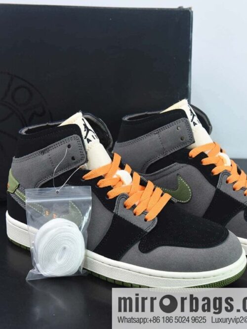 wsxc1691850852777_4-800x800z0j2sevhoct186335_20250708214200.jpg NK Air Jordan 1 Mid SE \"Craft\" AJ1 Joe 1 Black Coal Ash, Zhongbang Casual Board Shoes, Item Number: FD6817-003