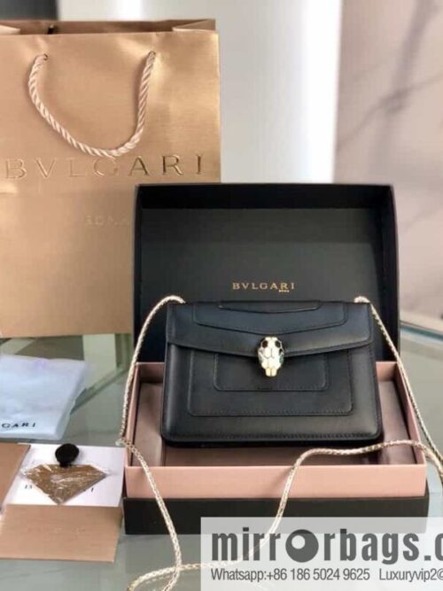[Bvlgari] Bulgari counter new iconic Serpenti Forever mini double-layer snakehead bag Model: 288113