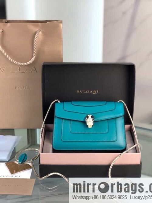 [Bvlgari] Bulgari counter new iconic Serpenti Forever mini double-layer snakehead bag Model: 288113