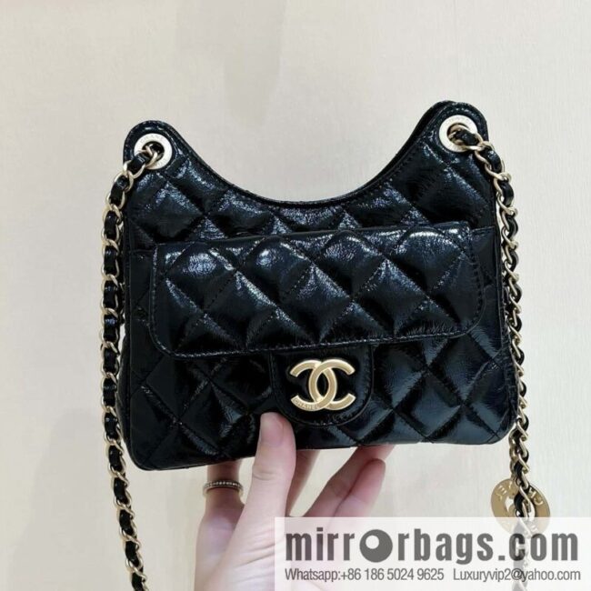 wsxc1692039832643_0-800x800l5o3pxn23p575524_20250719070904.jpg CHANEL 23C early spring vacation new No. 5 gold coin tag hobo hippie bag AS3710