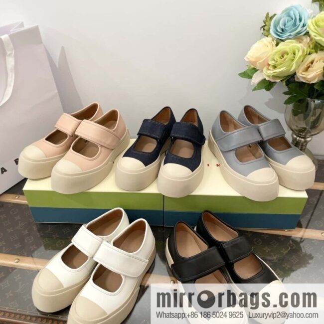 | Marnie Big Head Doll Mary Jane Platform Shoes