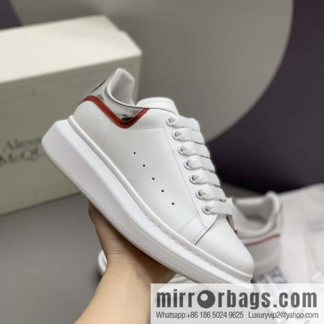Alexander McQueen mirror red-edged tail sneakers