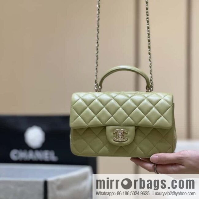 wsxc1692797305662_0-800x800bv0cxytf3za68084_20250719023202.jpg CHANEL classic cf mini handle 20CM AS2431 avocado green
