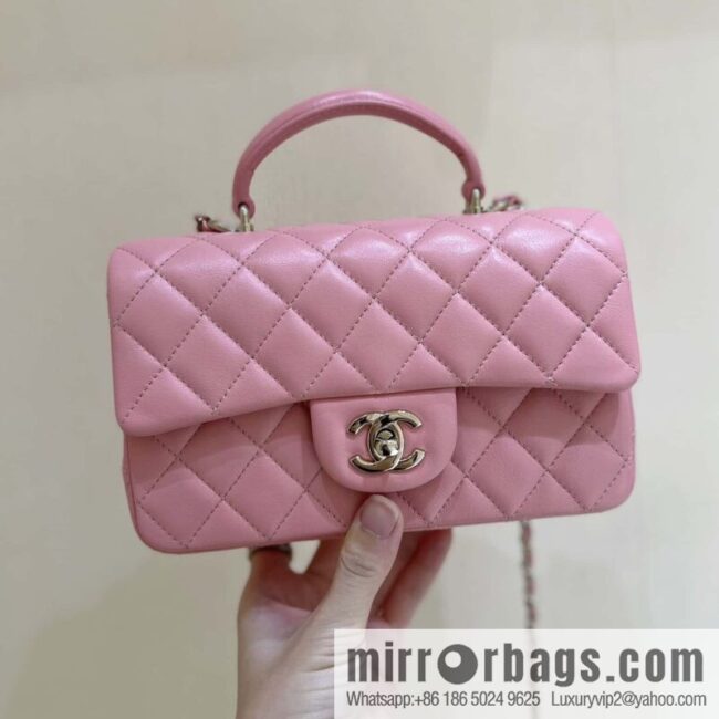 wsxc1692797605885_0-800x800pgtq40et3pc67053_20250719021608.jpg CHANEL classic cf mini handle 20CM AS2431 pink