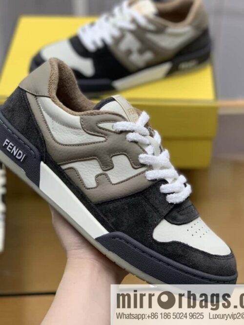 wsxc1693067211342_4-800x800fp5jzs0psvj177955_20250708172256.jpg FENDI leather color matching FF pattern stitching His & Hers Vintage sneakers