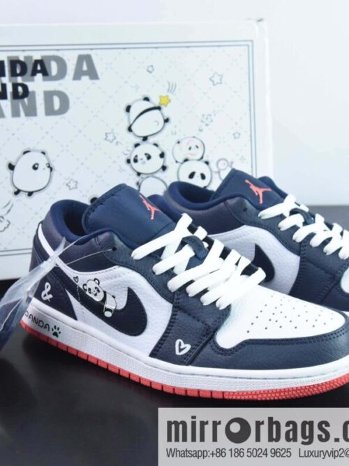 wsxc1693410903691_4-scaled-800x8001kmmp43xnin175730_20250708154952.jpg Air Jordan 1 Low Joe 1 Low Top Sports Basketball Shoes, Panda Midnight Blue 553560-481